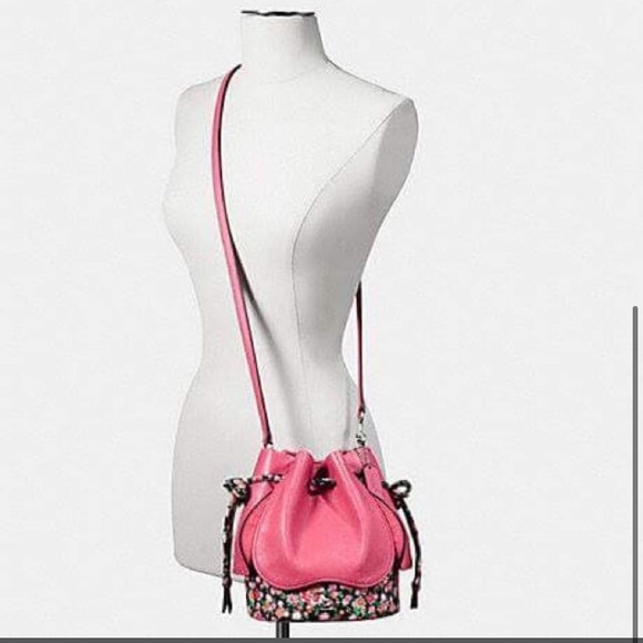 COACH PETAL Drawstring Bucket Bag - Picture 3 of 11